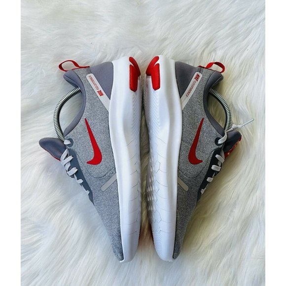 Nike Flex Experience Rn 8 Sneakers Red & Grey Mens 8 Womens 9.5 Running Shoes - Picture 4 of 12